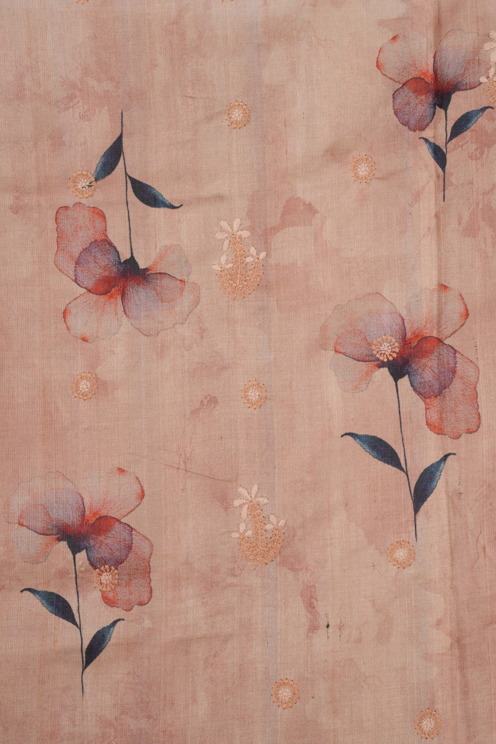 Image of Tussar Embroidery Saree